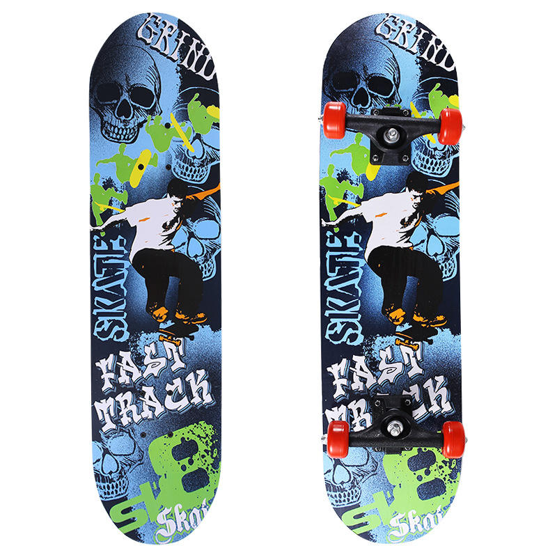 Double Sided Sticker Skateboard - Perfect for Adults & Kids