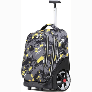 2025 Cute Girl Heart Astronaut Unicorn Large Capacity Matching Push Wheels Large Capacity Double Shoulder Student Backpack - Product Image 5