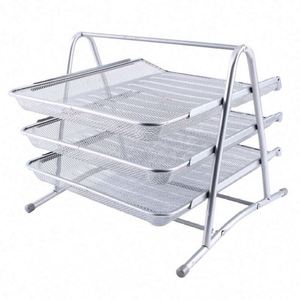 Desk Organizer Paper Tray with 3 Tier Desktop <b>File</b> Organizer Office Organizer & Stacking <b>File</b> Holder Document Organization - Product Image 4