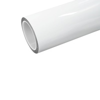 Film de protection de voiture en PVC blanc cristal, garantie 3 ans, installation humide, changement de couleur, distributeur