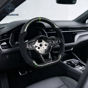 Volante de Cuero y Fibra de Carbono Forjada para VW Golf 7R/GTI/MK7/Golf7.5/Sportsvan/Lamando/R-Line - Product Image 5