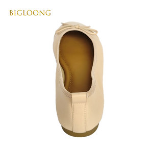 <span class=keywords><strong>Zapatillas</strong></span> <span class=keywords><strong>de</strong></span> <span class=keywords><strong>Ballet</strong></span> Transpirables <span class=keywords><strong>de</strong></span> Albaricoque para Otoño, Verano y Primavera, Cómodas, con Cierre Deslizante, Soporte <span class=keywords><strong>de</strong></span> Arco, Suela Suave, Ligeras y Antideslizantes - Product Image 4