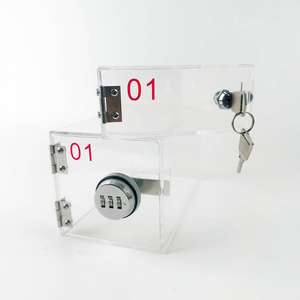 Meilleure vente Boîte de thermostat en acrylique mural Premier Healthcare transparent avec serrure codée - Product Image 2