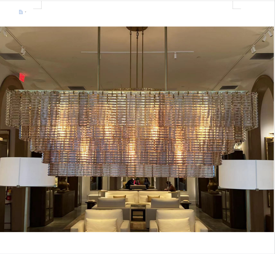 chandelier ceiling light luxury light iron crystal rectangular chandelier
