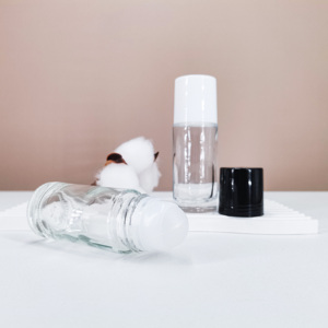 50ml chai khử mùi CuộN thủy tinh có thể tái sử dụng 30ml chai con lăn massage chống rò rỉ có thể tái sử dụng với bóng lăn - Product Image 4