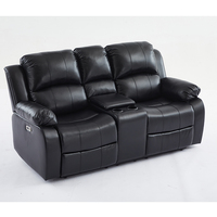 Chaise de canapé inclinable moderne Aie Rocking Swivel Leather Extensible avec fonction de massage-Cinema Theatre Wholesale