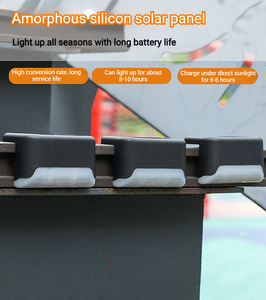 Luces Solares LED Europeas de 1.2V para Escalones con Modo Automático con Sensor de Luz - Sin Cables, Fácil Instalación en Exteriores - Product Image 3
