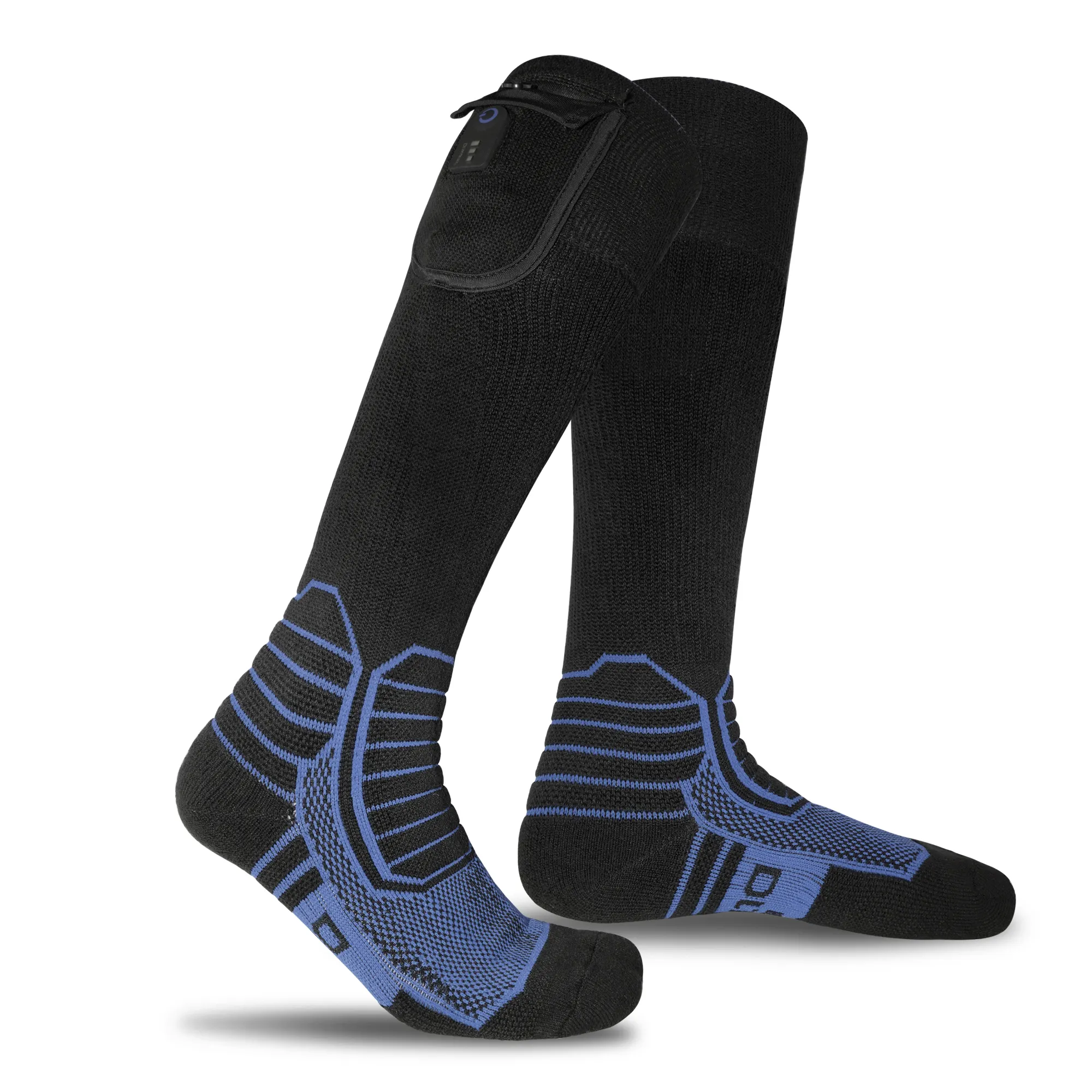 Wholesale heated socks winter outdoor ski thermal 7.4V electric rechargeable battery heated ski socks