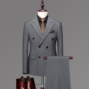 Ensemble de <span class=keywords><strong>costume</strong></span> de marié S-5XL, <span class=keywords><strong>costume</strong></span> de mariage pour <span class=keywords><strong>homme</strong></span>, <span class=keywords><strong>costume</strong></span> rayé <span class=keywords><strong>à</strong></span> double boutonnage, ensemble pour <span class=keywords><strong>homme</strong></span>, <span class=keywords><strong>costume</strong></span> formel quatre saisons, costumes décontractés - Product Image 2