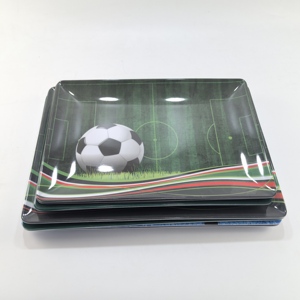 Bandeja de Melamina Ecológica de 15'' con Diseño Personalizado <span class=keywords><strong>2026</strong></span> para Servir Comida, Decoración para Fiestas - Product Image 2