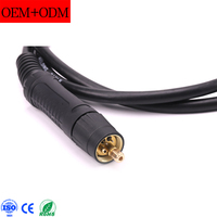 Torche de soudage MIG 25AK avec connecteur Euro, refroidie par air, pistolet de soudage complet pour soudeuse MIG, 15 pieds