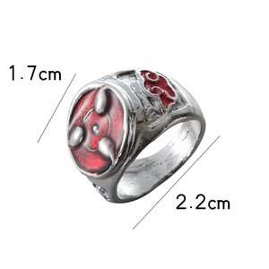 Vendita calda anello Anime <span class=keywords><strong>Uzumaki</strong></span> Cosplay metallo Unisex anelli gioielli accessori regalo - Product Image 6