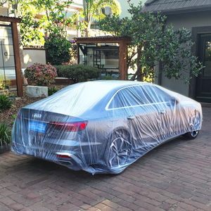 Elastik bant araba kılıfı ile yüksek kaliteli özelleştirilebilir PE plastik tek kullanımlık % ev araç gereçleri su geçirmez toz geçirmez - Product Image 4