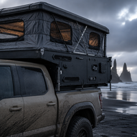 ONLYWE Camping-car sur camionnette personnalisé en aluminium léger, à monter sur le toit, pour voyages tout-terrain extrêmes, 3 personnes