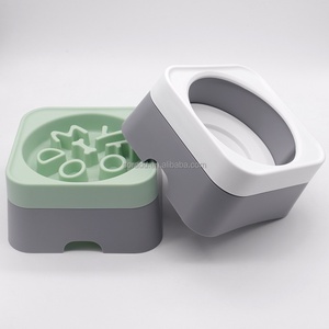 Comedero y Bebedero para Mascotas 2025, Antideslizante, Ajustable en Altura, Comedero Lento para Mascotas, Comedero de Acero Inoxidable para Perros y Gatos - Product Image 6