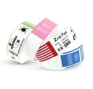 カスタムプリントサーマルペーパーリストバンド印刷理想的なQRイベント患者入院医療用リストバンドブレスレット - Product Image 2