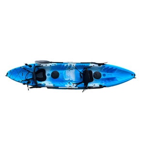 Bateaux de sports nautiques 2+1 places, kayak de pêche triple 2+1 places, utilisable avec les deux sièges arrière et également avec un siège à cadre. - Product Image 4