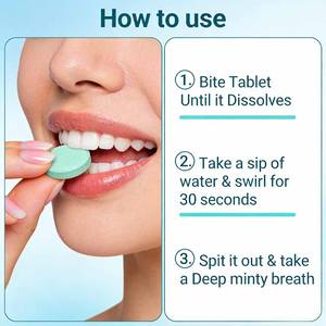 Mundwasser-Tabletten zur Unterstützung der Mundgesundheit und für ein Hydratisiertes und Erfrischtes Gefühl im Mund - Product Image 6