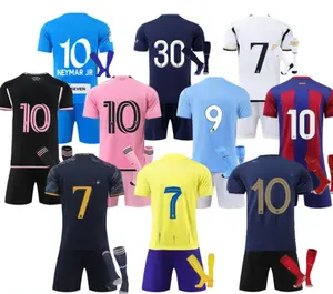 Kaus pria kerah produsen profesional Jersey sepak bola tim Argentina dengan pengiriman cepat