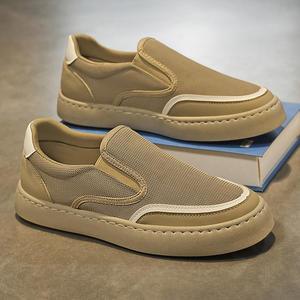 QD991 LYKU Mocassins d'été légers et tendance, chaussures décontractées, dessus en cuir synthétique respirant et doux, semelle intérieure en EVA - Product Image 4