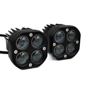 Projecteur LED 40W pour voiture, direct usine, phare trèfle à quatre feuilles, bicolore, pour moto, éclairage de modification et d'appoint - Product Image 2