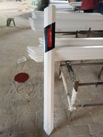 Poteaux de signalisation routière flexibles en PVC, poteaux de garde-corps réfléchissants pour guidage de voie et délimitation de zone routière