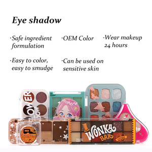 Private label 12 colori cosmetici donna <span class=keywords><strong>trucco</strong></span> impermeabile con pennello ombretto palete - Product Image 4