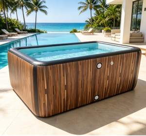 Piscine gonflable carrée améliorée 300 x 200 x 120 cm avec filtre et pompe, grande piscine gonflable d'extérieur pour jardin - Product Image 2