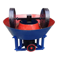 Équipement d'extraction minière d'or à petite échelle : Broyeur à tambour double 1200 avec moteur de 7,5 kW pour la vente dans les mines du Zimbabwe