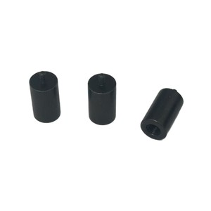Custom Cylindrical Nuts M3 Carbon Steel Blackened 10mm Height Adaptor Connectors Grade A - Product Image 4