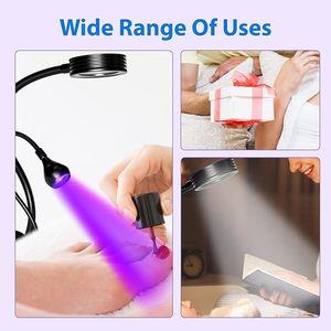 Lámpara UV LED Profesional Recargable para Uñas, Lámpara de Curado de Manicura de Secado Rápido con Doble Cabezal - Product Image 6