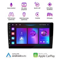 Autoradio Android 13 OEM MFI True 8 Core 9 pouces avec amplificateur, CarPlay sans fil, caméra 360°, navigation GPS, lecteur multimédia, écran