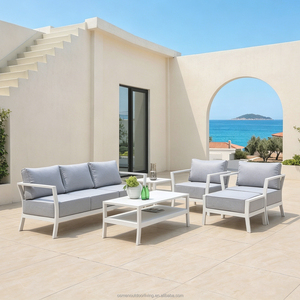 Mesas <span class=keywords><strong>de</strong></span> <span class=keywords><strong>Noche</strong></span> OSMEN Shangri-La para Exteriores, Estilo Europeo <span class=keywords><strong>de</strong></span> Lujo, Aluminio Moderno, Resistentes <span class=keywords><strong>al</strong></span> Agua y a los Rayos UV - Product Image 4