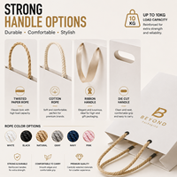Sacs cadeaux pour petites entreprises, sacs cadeaux en papier personnalisés avec logo, emballage cadeau de luxe pour marques de boutiques et événements