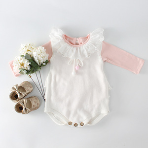 A buon mercato adorabile 100% cotone inverno pagliaccetto bambino vestiti del bambino manica lunga pagliaccetto vestiti della tuta per i bambini - Product Image 5