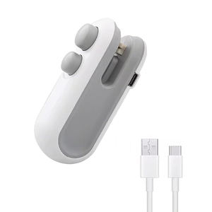 Mini Sealing Machine Portable <b>Small</b> Snack Sealer Chip <b>Bag</b> Cutter <b>Vacuum</b> Food Sealer Fast Heating Thermal <b>Bag</b> Sealer - Product Image 1