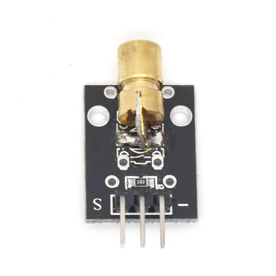 Wholesale price Smart Electronics New KY-008 3pin 650nm Red Laser Transmitter Dot Diode Copper Head Module for AVR PIC DIY