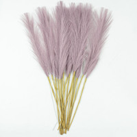 Fleur artificielle en soie de 55 cm, herbe de la pampa, décoration intérieure/extérieure pour mariage et salon, arrangement floral