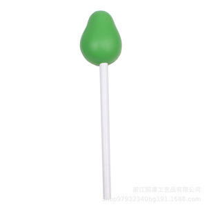 Avocado Pen PU Foam Slow <b>Rebound</b> Plastic Portable Promotional Gift - Product Image 2