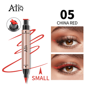 Marcador de sello de doble cabeza líquido negro mágico colorido personalizado delineador de ojos de ala gráfica Etiqueta Privada delineador de ojos Libre de crueldad vegano - Product Image 6
