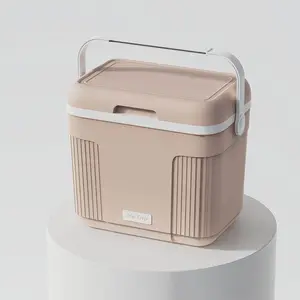 Scatola di raffreddamento per cubetti di ghiaccio da campeggio portatile su misura con Design moderno economico 10L