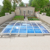 Perlindungan Hunian & Komersial, Arsitektur Modern Ideal, Penutup Kolam Renang Aluminium