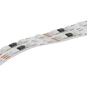 Bande lumineuse <span class=keywords><strong>LED</strong></span> RGB SMD 5050, <span class=keywords><strong>ruban</strong></span> flexible en PCB noir, rétroéclairage <span class=keywords><strong>TV</strong></span>, lampe <span class=keywords><strong>pour</strong></span> la décoration de la pièce - Product Image 3