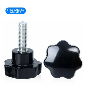 Customized Bakelite Handed Screw M3 M4 M5 M6 Plastic Knob Thumb Screw Knurled Plastic