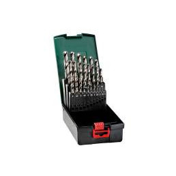 Jeu de forets Metabo Hss-G 25 pièces dans un coffret en plastique pour percer le métal et le bois - Product Image 3
