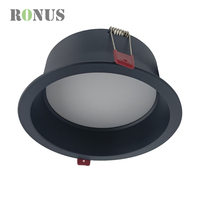 Mini Spot lumineux de plafond Ultra mince IP44 SMD 5W 7W pour magasin, lumière LED encastrée