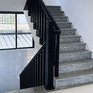 Escalera Interior Simple y Moderna para Villa, Barandillas Negras, Barandillas <span class=keywords><strong>de</strong></span> Aleación <span class=keywords><strong>de</strong></span> Aluminio, Balcón Duradero Personalizado - Product Image 6