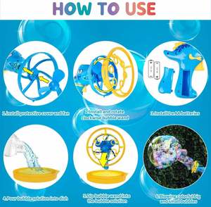 New Arrival Big Dinosaur <b>Bubbles</b> <b>Bubble</b> Machine Toy Gun for <b>Kids</b> - Product Image 4