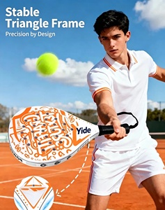 Raquette de padel pour débutants, cadre en ABS, alternative économique au carbone, légère et à rebond élevé - Product Image 5