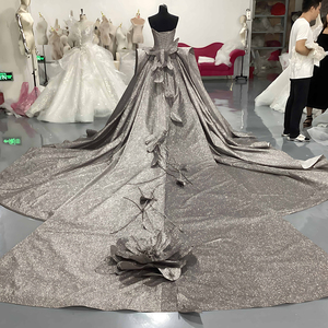 فساتين Quinceanera ثوب الكرة زهرة Vestidos De 15 Anos أسود حبيبته الديكور فستان حفلة مسائية Lsmx095 - Product Image 3